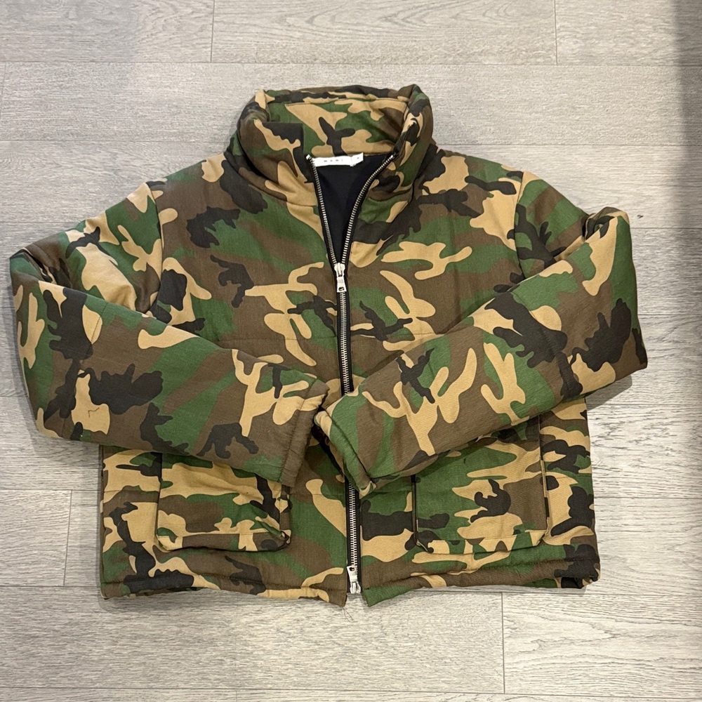 MNML Camouflage Puffer Jacket
